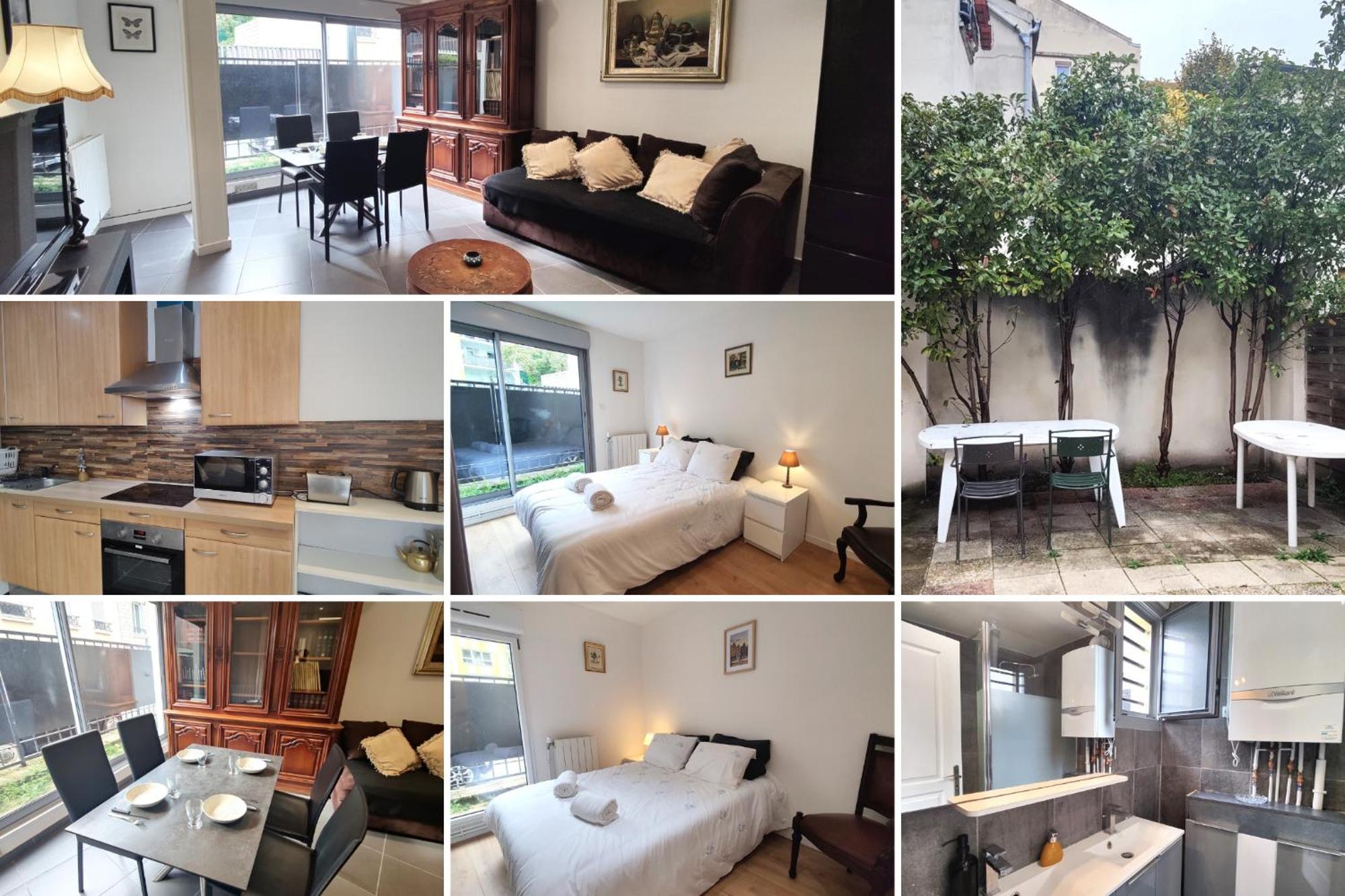 로맹빌 L'Ecrin Parisien - Proche Metro -Direct Paris - 4 Personnes 아파트 외부 사진